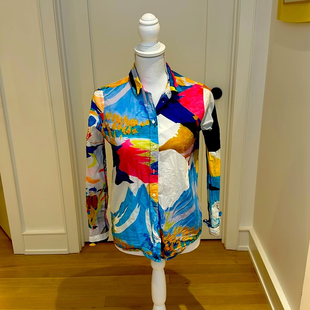 Sezanne multi-colored cotton shirt